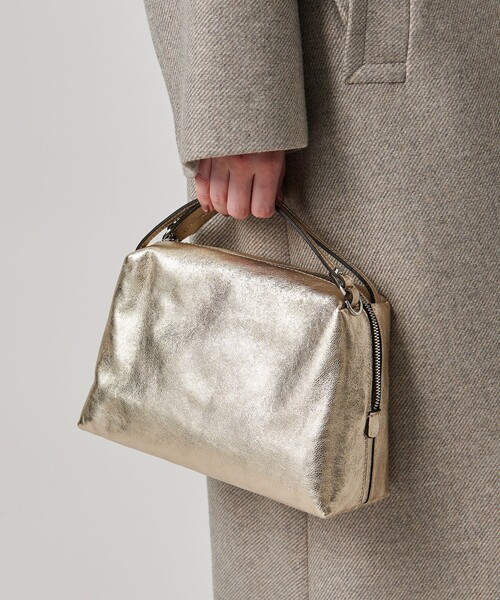 GIANNI CHIARINI（ジャンニ キアリーニ）の「＜GIANNI CHIARINI＞ALIFA MTL M バッグ（ショルダーバッグ・レディース・シルバー/ゴールド/ダークグレー・FREE）」の4枚目の写真
