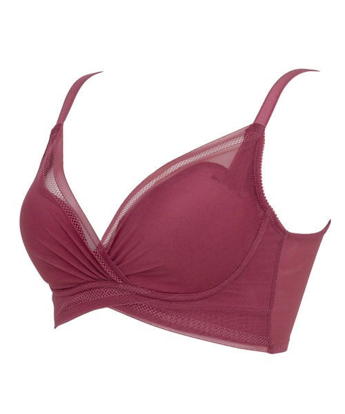 BRADELIS NEWYORK(ブラデリスニューヨーク)の「LiftMeUpブラ ブラデリス ノンワイヤー 補整 補正下着 ブラレット(ブラジャー・レディース・ブラック/レッドパープル/ライトグレー・3L/LL/L/M/S)」の12枚目の写真