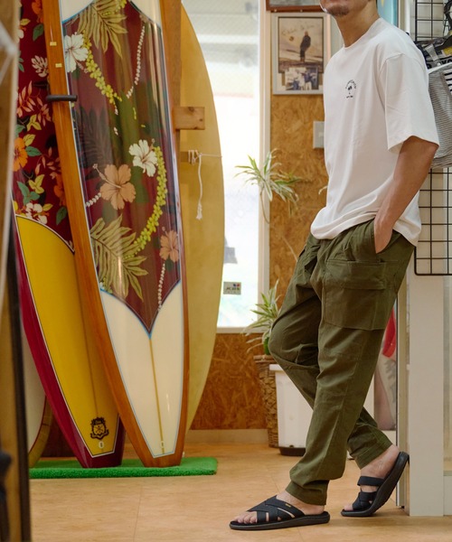 Sunny Smith(サニースミス)の「Working Smith Grosgran Twill Long カーゴパンツ(カーゴパンツ・メンズ・カーキ/チャコール・LARGE/MEDIUM)」の10枚目の写真