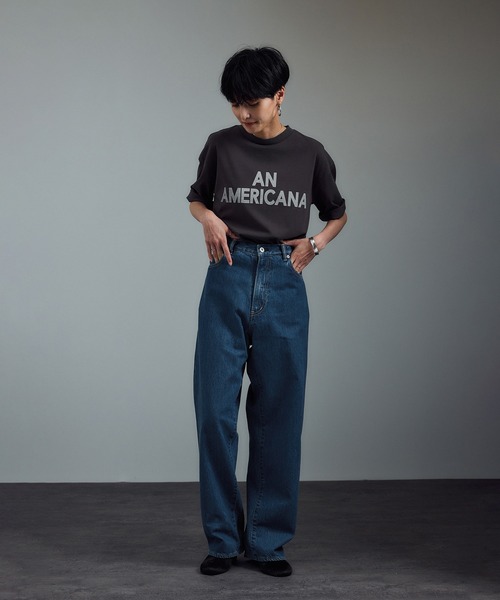 KURO for SALON 別注デニム KURO for SALON（クロ）】別注クロスデニムパンツ（デニムパンツ