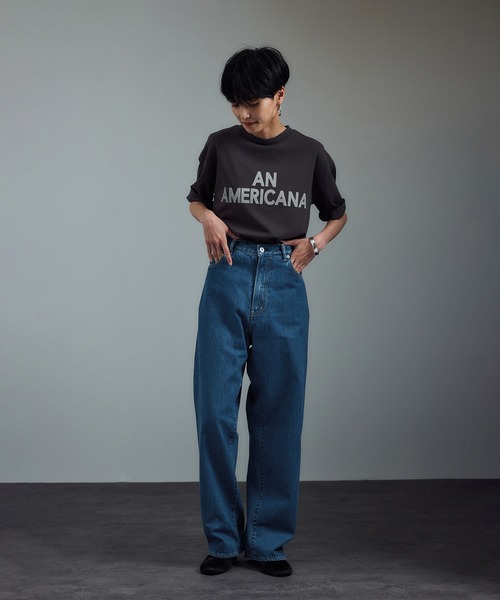 KURO（クロ）の「【KURO for SALON（クロ）】別注クロスデニムパンツ（デニムパンツ・レディース・ブルー系その他4・25/26/27/28/29）」の19枚目の写真