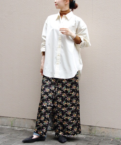 セール】THE SHINZONE/シンゾーン フラワーブーケプリントサテン