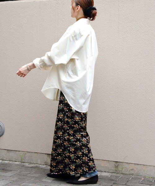 THE SHINZONE（ザ　シンゾーン）の「THE SHINZONE/シンゾーン　フラワーブーケプリントサテンスカート　FLOWER BOUQUET PRINTED SATIN SKIRT　25AMSSK01（スカート・レディース・ブラック/レッド・36）」の13枚目の写真