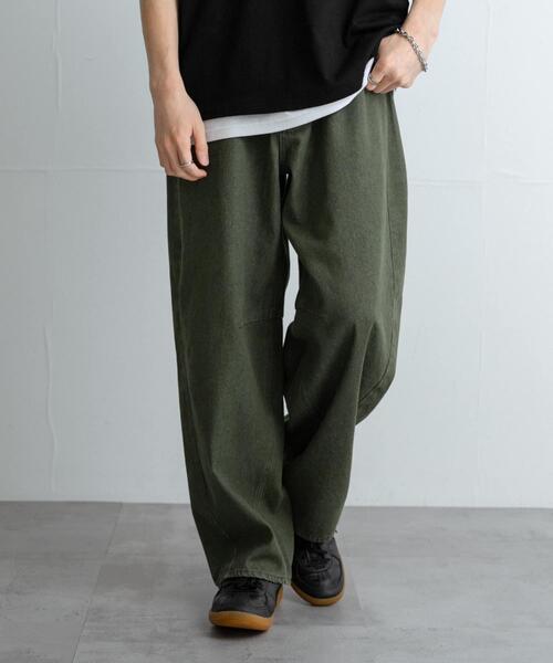 SENSE OF PLACE by URBAN RESEARCH(センスオブプレイスバイアーバンリサーチ)の「バレルレッグデニムパンツ(その他パンツ・メンズ・グリーン/ホワイト/ブルー系その他/インディゴブルー・MEDIUM/LARGE)」の8枚目の写真