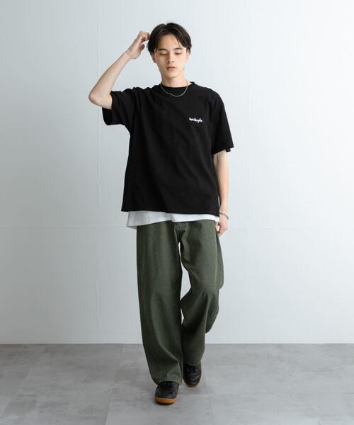 SENSE OF PLACE by URBAN RESEARCH(センスオブプレイスバイアーバンリサーチ)の「バレルレッグデニムパンツ(その他パンツ・メンズ・グリーン/ホワイト/ブルー系その他/インディゴブルー・MEDIUM/LARGE)」の11枚目の写真