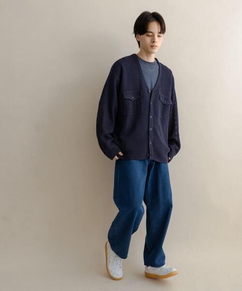 SENSE OF PLACE by URBAN RESEARCH(センスオブプレイスバイアーバンリサーチ)の「バレルレッグデニムパンツ(その他パンツ・メンズ・グリーン/ホワイト/ブルー系その他/インディゴブルー・MEDIUM/LARGE)」の19枚目の写真