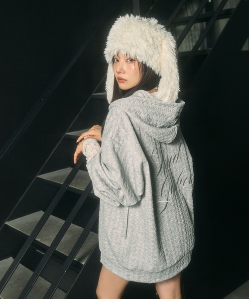 UNISEX カットケーブルジップパーカー（パーカー）｜ANDGEEBEE