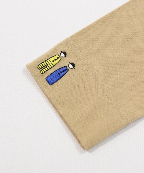 Picone CLUB（ピッコーネクラブ）の「ポイント刺繍保温起毛プルオーバー（Tシャツ/カットソー・レディース・ブラック/ベージュ/ホワイト・L/M/S）」の6枚目の写真