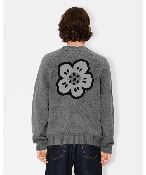KENZO(ケンゾー)の「'Boke Flower' コットンウール カーディガン(カーディガン/ボレロ・メンズ・グレー系その他・LARGE/MEDIUM)」の5枚目の写真