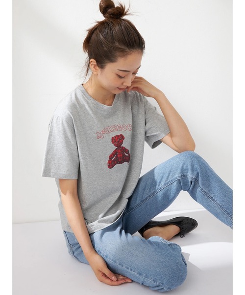 McGREGOR(マックレガー)の「マックベアプリントTシャツ(Tシャツ/カットソー・レディース・ネイビー/グレー・L/M)」の11枚目の写真