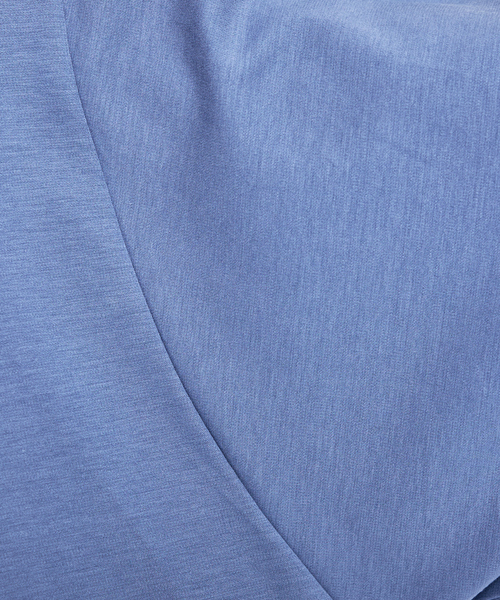 ABAHOUSE（アバハウス）の「シルケットポンチ モックネック ロンT / オーバーサイズ（Tシャツ/カットソー・メンズ・ホワイト/グレイッシュブルー/ブラック・46/48）」の17枚目の写真