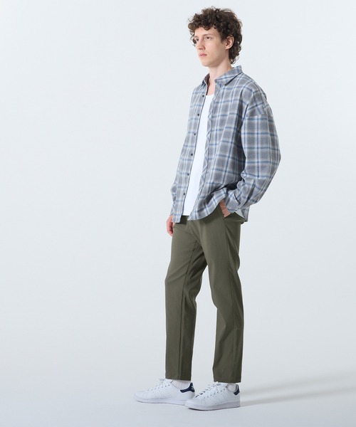 coca(coca)(コカ)の「ストレッチイージーテーパードパンツ(その他パンツ・メンズ・ネイビー/チャコール/ブラック/カーキ・XL/M/L)」の18枚目の写真