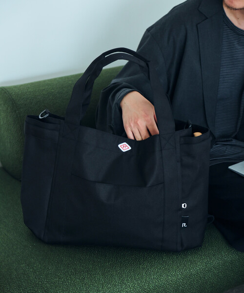 ROOTOTE（ルートート）の「ROOTOTE/ルートート ミディアムポケッツ D 撥水 トートバッグ（トートバッグ・メンズ・ブラック/ブルー/ベージュ/ブラウン/グレー/キャメル・ONE SIZE）」の14枚目の写真