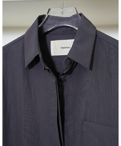 トップス TODAYFUL Sliky Pocket Shirts TODAYFUL/トゥデイフル】Sliky Pocket Shirts/シルキーポケットシャツ