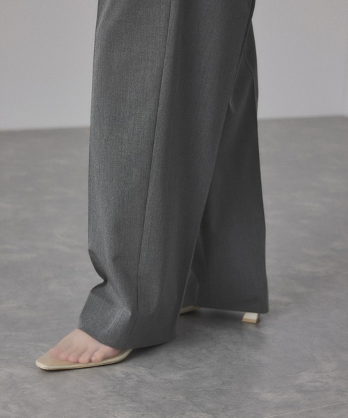 ADAM ET ROPE'（アダムエロペ）の「TWセミワイドスラックス（スラックス・レディース・ブラック/グレー/ブラウン系その他3・36/38）」の13枚目の写真