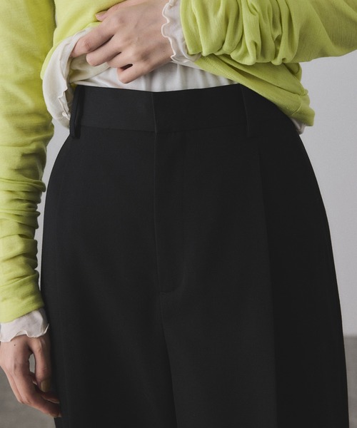 ADAM ET ROPE'（アダムエロペ）の「TWセミワイドスラックス（スラックス・レディース・ブラック/グレー/ブラウン系その他3・36/38）」の14枚目の写真