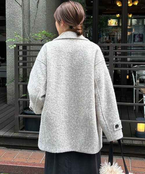 ウーレットループピーコート（その他アウター）｜DouDou（ドゥドゥ）の