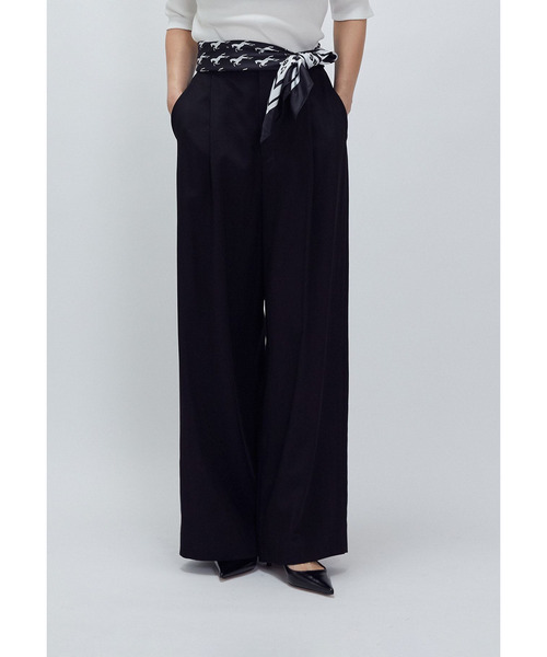 1er Arrondissement（プルミエアロンディスモン）の「テンセルワイドパンツ（その他パンツ・レディース・ブラック系その他3/カーキ・38/36）」の3枚目の写真