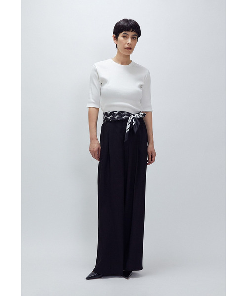 1er Arrondissement（プルミエアロンディスモン）の「テンセルワイドパンツ（その他パンツ・レディース・ブラック系その他3/カーキ・38/36）」の5枚目の写真