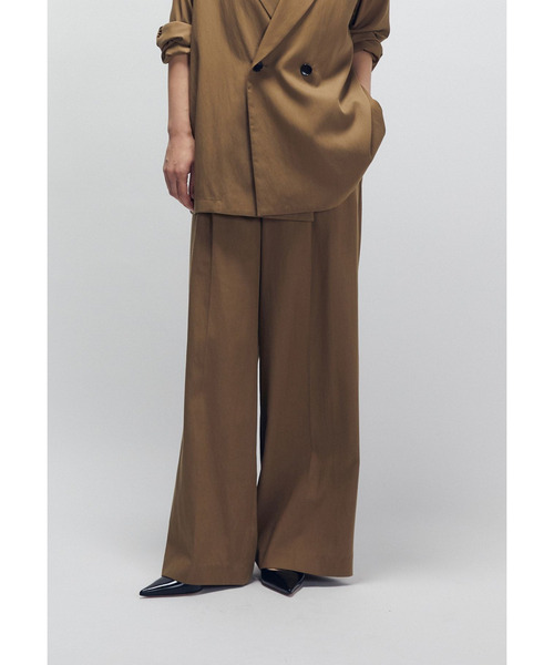 1er Arrondissement（プルミエアロンディスモン）の「テンセルワイドパンツ（その他パンツ・レディース・ブラック系その他3/カーキ・38/36）」の15枚目の写真