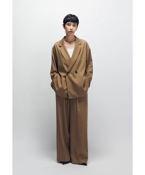 1er Arrondissement（プルミエアロンディスモン）の「テンセルワイドパンツ（その他パンツ・レディース・ブラック系その他3/カーキ・38/36）」の17枚目の写真