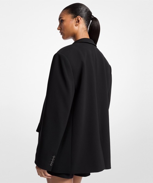 MICHAEL KORS（マイケルコース）の「オーバーサイズ クレープ ブレザー（テーラードジャケット・レディース・ブラック・M/L/XS/S）」の4枚目の写真