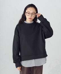 COMME CA ISM（コムサイズム）の「ダンボールニット　トレーナー　／　セットアップ対応（スウェット）」