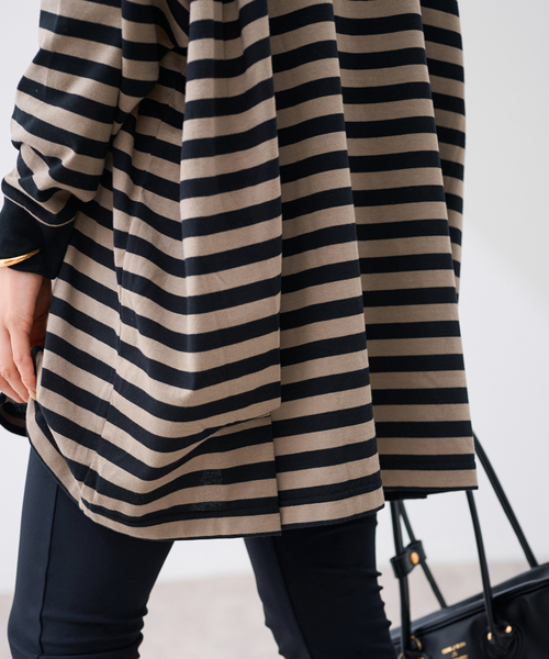 onit/オニット 別注OVERSIZE ボーダーロングスリーブ（Tシャツ