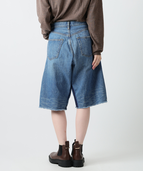 ワイドデニムショートパンツ（デニムパンツ）｜Bonum（ボナム）の