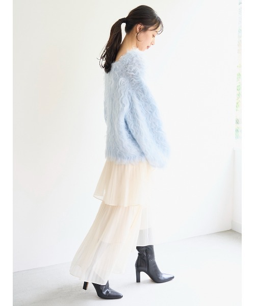 ストレートプリーツティアードスカート（スカート）｜SNIDEL