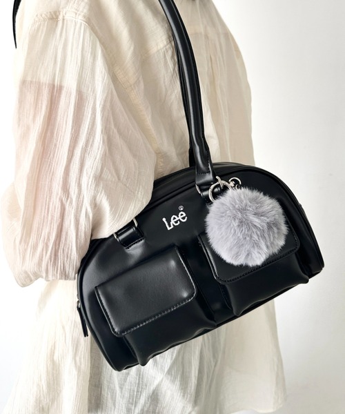 セール】Lee/リー 2ポケット ロングハンドル PUミニボストンバッグ