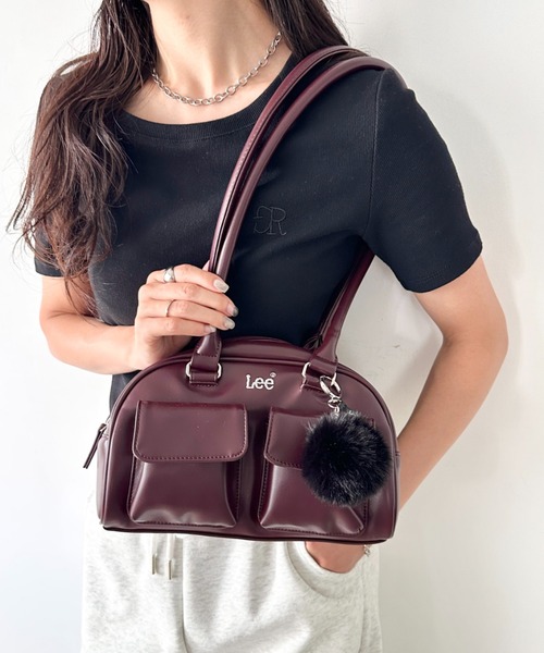 ❣️Ruby ❣️(^_−)−☆様　ボストンバッグ(M)その他 Lee（リー） ボストンバッグ 3ポケット PUボストンバッグ/ボンボン