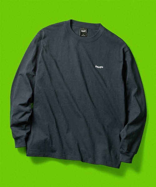 HUF(ハフ)の「HUF eightynine LS TEE(Tシャツ/カットソー・メンズ・ホワイト/ダークグリーン/ネイビー/ブラック・XL/L/M/S/XXL/XS)」の4枚目の写真
