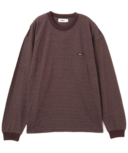 atmos（アトモス）の「atmos Merino Wool Knit Border LS T-Shirt / アトモス メリノウール ニット ボーダー エスエス Tシャツ（ニット/セーター・メンズ・ブラック/ブラウン/グレー・M/L/XL）」の3枚目の写真
