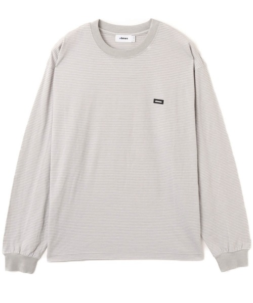 atmos（アトモス）の「atmos Merino Wool Knit Border LS T-Shirt / アトモス メリノウール ニット ボーダー エスエス Tシャツ（ニット/セーター・メンズ・ブラック/ブラウン/グレー・M/L/XL）」の2枚目の写真