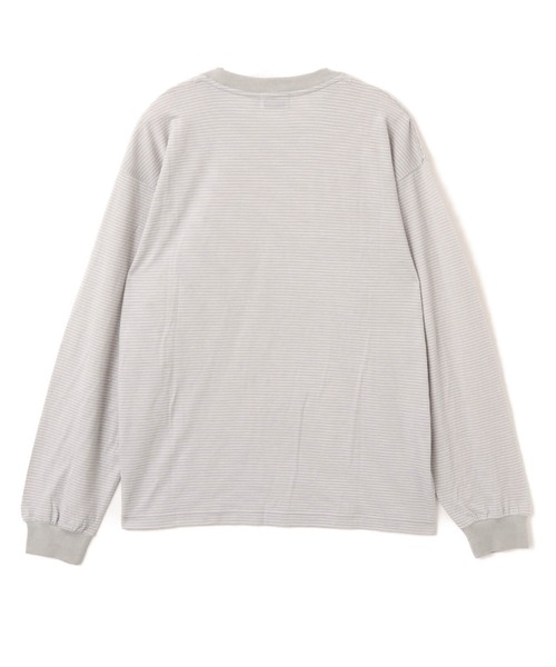 atmos（アトモス）の「atmos Merino Wool Knit Border LS T-Shirt / アトモス メリノウール ニット ボーダー エスエス Tシャツ（ニット/セーター・メンズ・ブラック/ブラウン/グレー・M/L/XL）」の11枚目の写真