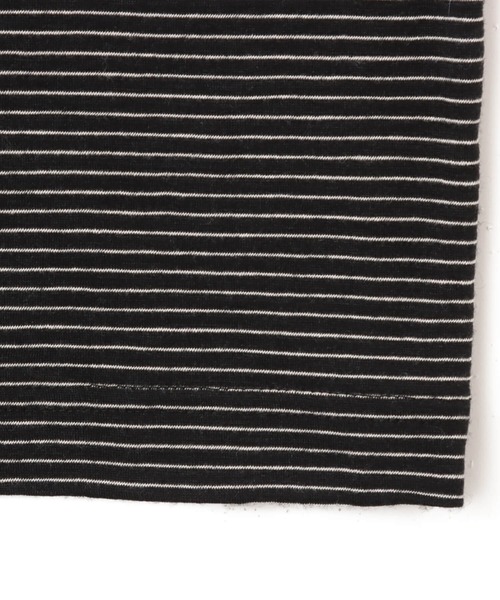 atmos（アトモス）の「atmos Merino Wool Knit Border LS T-Shirt / アトモス メリノウール ニット ボーダー エスエス Tシャツ（ニット/セーター・メンズ・ブラック/ブラウン/グレー・M/L/XL）」の6枚目の写真