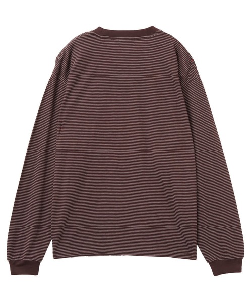 atmos（アトモス）の「atmos Merino Wool Knit Border LS T-Shirt / アトモス メリノウール ニット ボーダー エスエス Tシャツ（ニット/セーター・メンズ・ブラック/ブラウン/グレー・M/L/XL）」の15枚目の写真