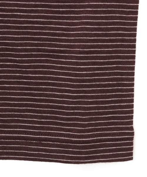 atmos（アトモス）の「atmos Merino Wool Knit Border LS T-Shirt / アトモス メリノウール ニット ボーダー エスエス Tシャツ（ニット/セーター・メンズ・ブラック/ブラウン/グレー・M/L/XL）」の14枚目の写真