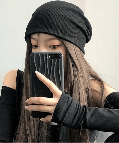セール】【ユニセックス】ルーズフィット ニットビーニー（ニット