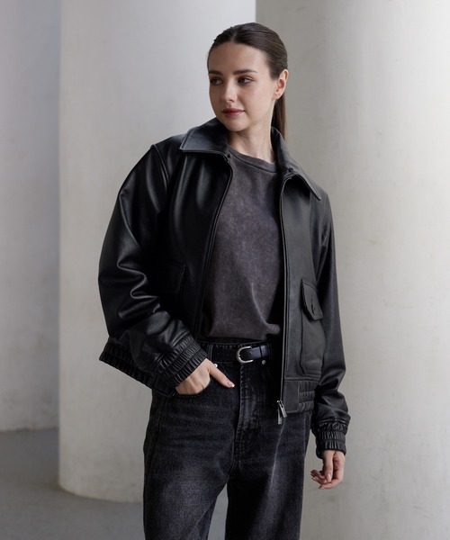 新品タグ付き　CLEL　 牛革/カウレザー G-1ブルゾン CLEL】Cow Leather G-1 Blouson / 牛革/カウレザー G-1ブルゾン