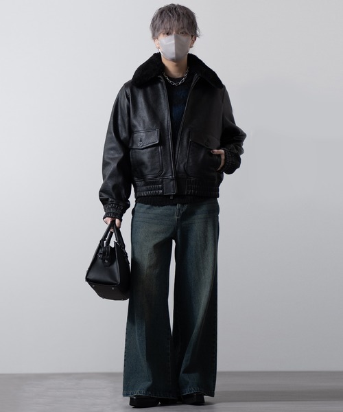 CLEL】Cow Leather G-1 Blouson / 牛革/カウレザー G-1ブルゾン