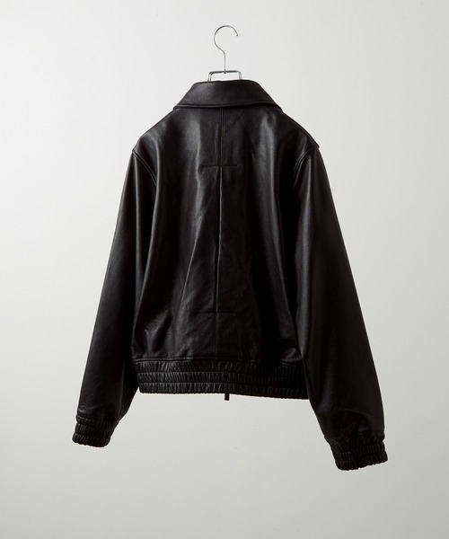 CLEL（クレイル）の「【CLEL】Cow Leather G-1 Blouson / 牛革