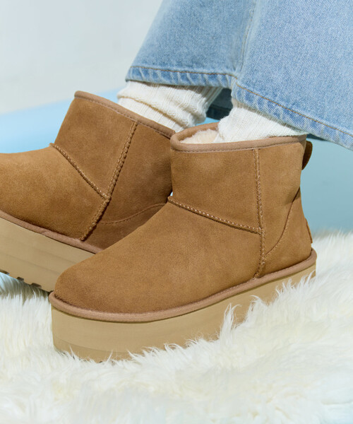 限定展開 UGG/アグ W CLASSIC MINI PLATFORM/クラシックミニ