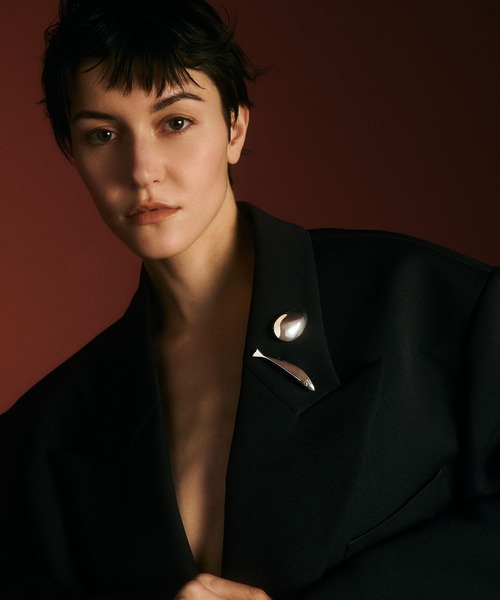 IRIS47(イリスフォーセブン)の「【IRIS 47】fish brooch/フィッシュ ブローチ BO203(ブローチ/コサージュ・レディース・ゴールド/シルバー・FREE)」の3枚目の写真