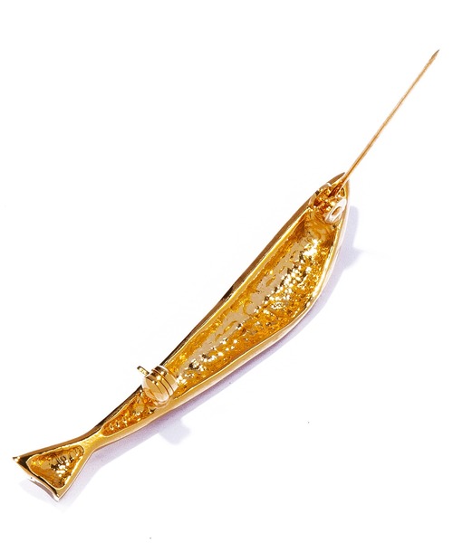 IRIS47(イリスフォーセブン)の「【IRIS 47】fish brooch/フィッシュ ブローチ BO203(ブローチ/コサージュ・レディース・ゴールド/シルバー・FREE)」の8枚目の写真