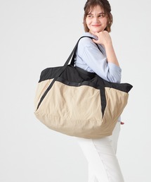 MONICA（モニカ）の「ダブルハンドル　パッカブルビッグバッグ（ボストンバッグ）」