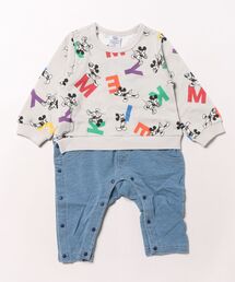 Disney（ディズニー）の「ディズニー カラフル総柄ロンパース 0905B（ロンパース・キッズ）」