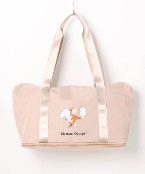 ACCOMMODE(アコモデ)の「【365Curious】Curious George サイズアップボストン(ボストンバッグ・レディース・ベージュ/ブラック・FREE)」の11枚目の写真