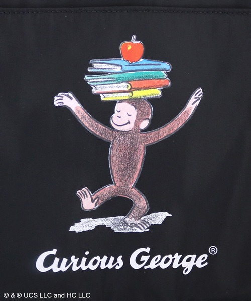 ACCOMMODE(アコモデ)の「【365Curious】Curious George サイズアップボストン(ボストンバッグ・レディース・ベージュ/ブラック・FREE)」の13枚目の写真